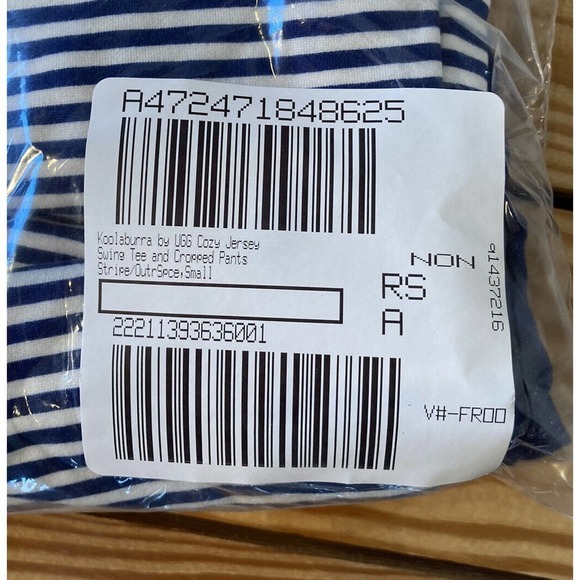 NEW Koolaburra By UGG Jersey Swing T & Cropped Pants Size Small Women’s Blue - Picture 12 of 12